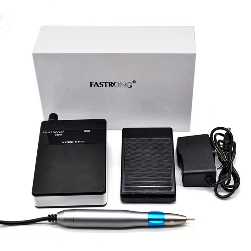 FASTRONG C200A Portable Dental Lab Brushless Micromotor Electric Polishing With Battery